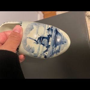 Vintage Hand Painted Holland Delft Blue Dutch clog